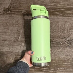 YETI Lime Green Insulated Bottle